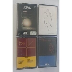 (4) POCO Cassettes‎ - Legend, Under Gun, Ghost Town, Self Title